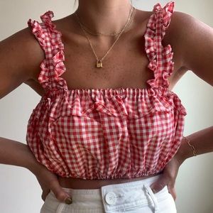 🍋2/$40🍋 Gingham Crop